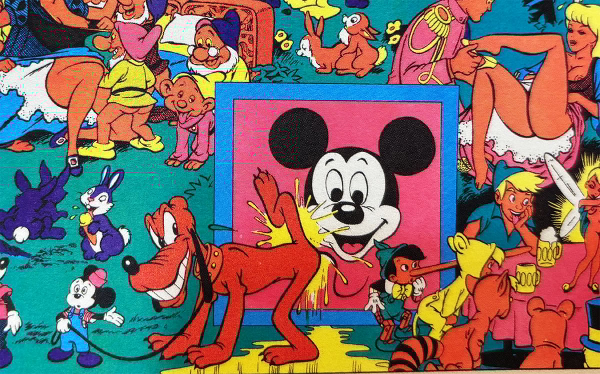 DISNEYLAND MEMORIAL ORGY POSTCARD | dummy zine